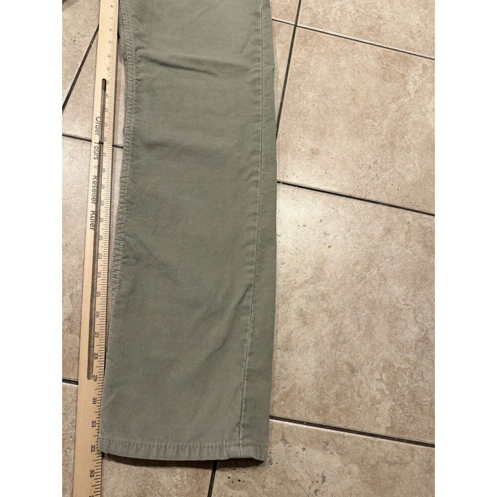 Levis 505 Corduroy Pants Mens 36x32 Straight Leg Tan White Tab Khaki Chino - Picture 8 of 9